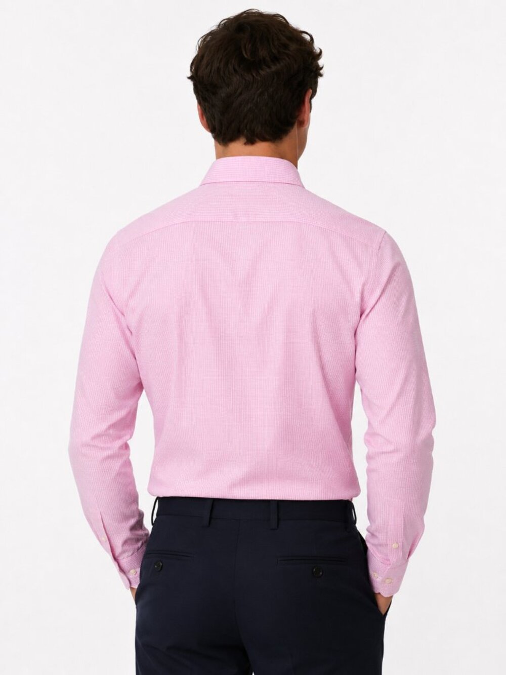 David Donahue Pink Dress Shirt – Size 17.5 / 34-35 – New ✨ - Picture 3 of 6